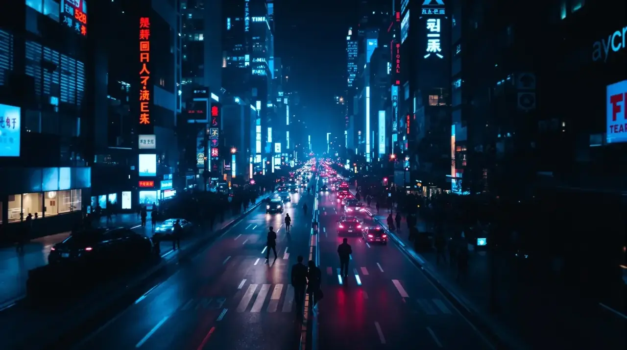 都市迷途高清背景图